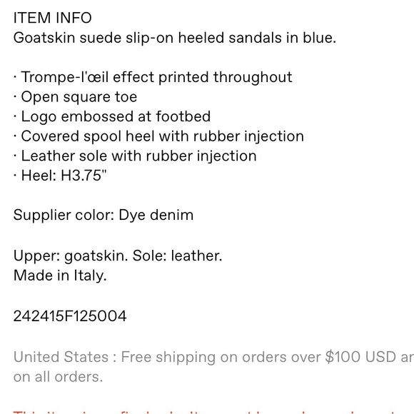 New Amina Muaddi Slipped Heeled Sandal - Picture 5 of 5